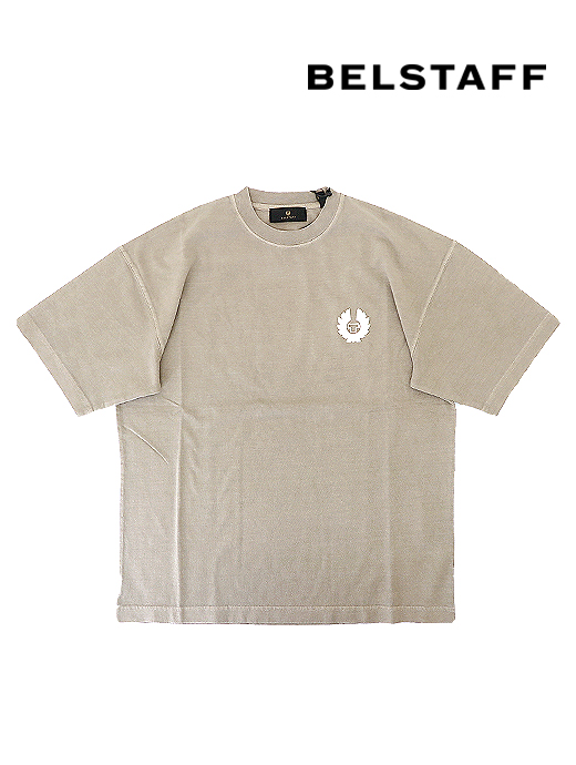 BELSTAFF/ベルスタッフ コットンTシャツ bel520811-ベージュ