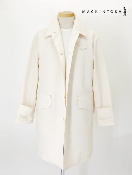 MACKINTOSH/マッキントッシュ ステンカラーコート mct520402-オフホワイト