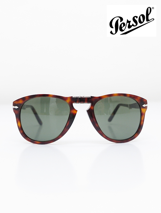 Persol ペルソール 折り畳み サングラス prs481606-ブラウン