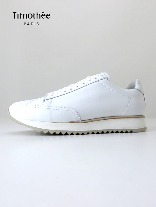 Timothee PARIS/ティモシーパリ レザースニーカー/CABOURG tmt520401-ホワイト