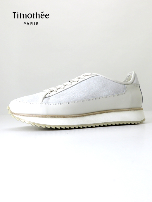 Timothee PARIS/ティモシーパリ レザースニーカー/LOUVIERS tmt520402-エクリュ